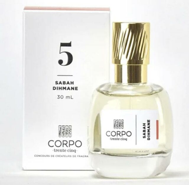 Parfum fleuri, Oriental fleuri fruité – Perfum floral, Oriental by Sabah Dihmane – Corpo 35 – 5ème prix concours Corpo 35 – 5rd prize competition Corpo 35 – parfum / perfum 30 ML