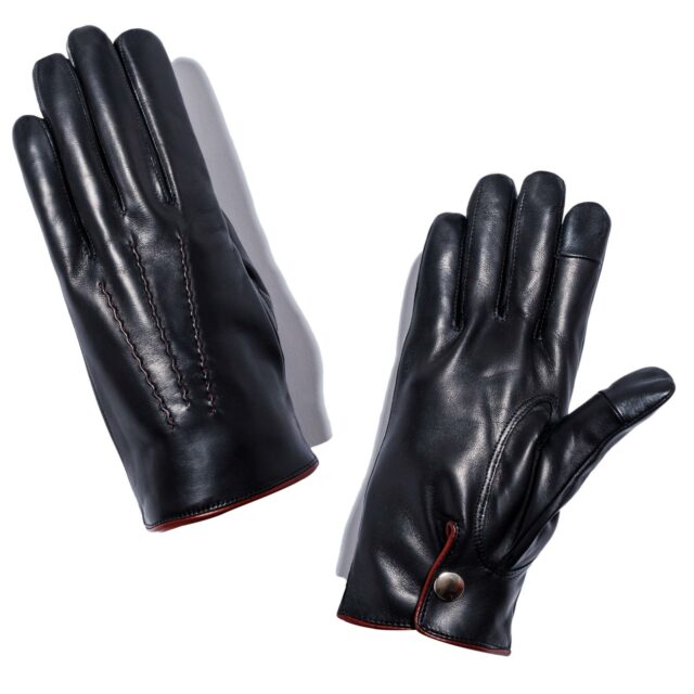 Maison Fabre - GT 02 T DC Gants homme en agneau - Men's gloves in lamb